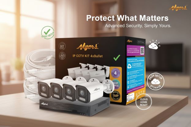 Kompletné IP kamerové sety Myers – chrániť to, na čom záleží